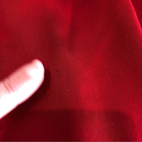 Cache red sleeveless ruched satin sheath dress size 2 NWT romantic cocktail - Picture 15 of 16